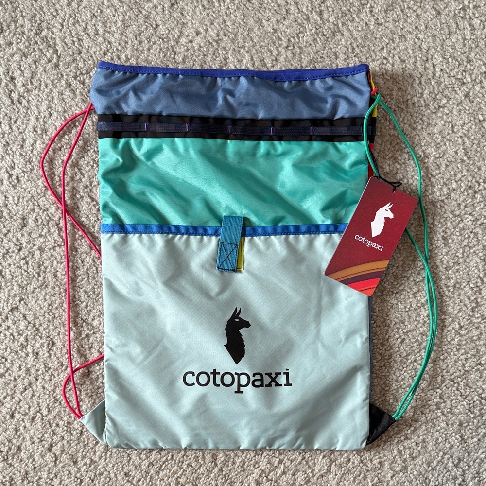 Cotopaxi Tago Drawstring Backpack One-of-a-Kind Colorway.